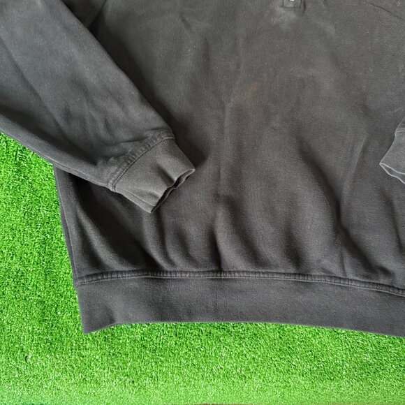 Callaway Golf Mock Neck 1/4 Zip Brushed Fleece Black Pullover Sweatshirt Size M - Picture 4 of 15